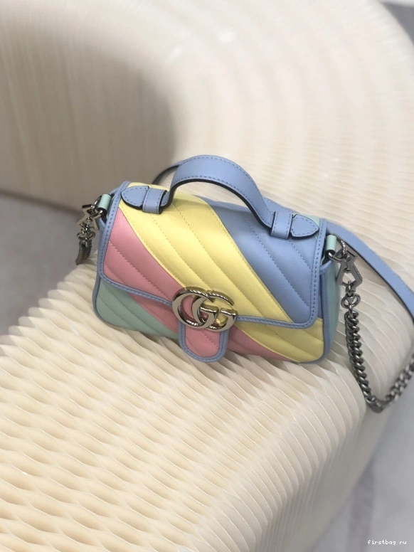 Firstbag ru GG top handle mini bag GUCCI Marmont 0710